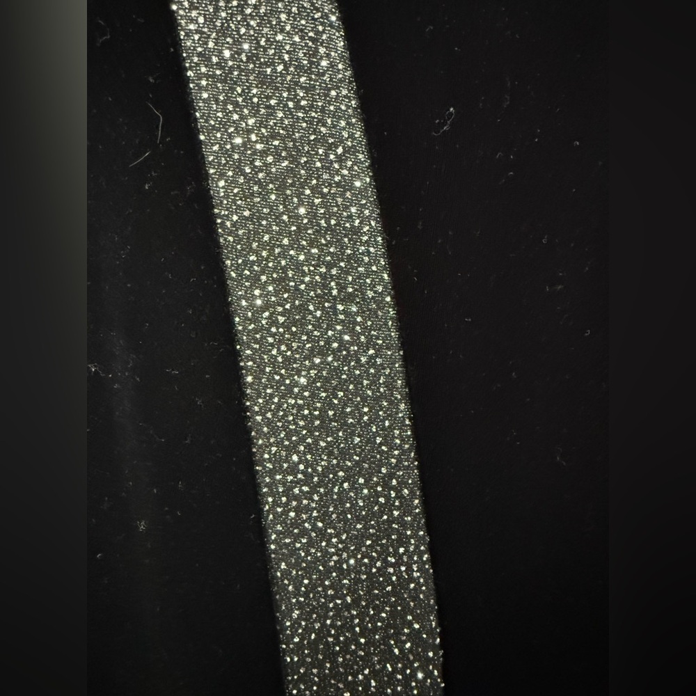 Vintage Y2K Jump black velvet, metallic silver halter sleeveless maxi dress 9/10 - Picture 2 of 7